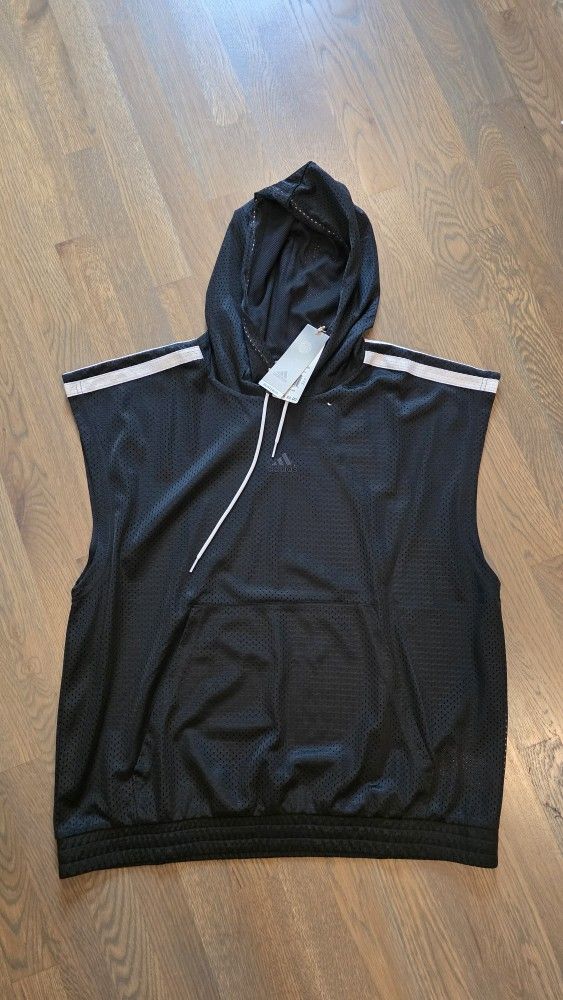 Mens Adidas Mesh Sleeveless Shirt - L