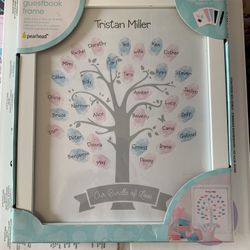 $5  New Baby Shower Thumbprint Guestbook Frame 