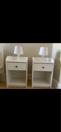 Nightstands +free Lamps
