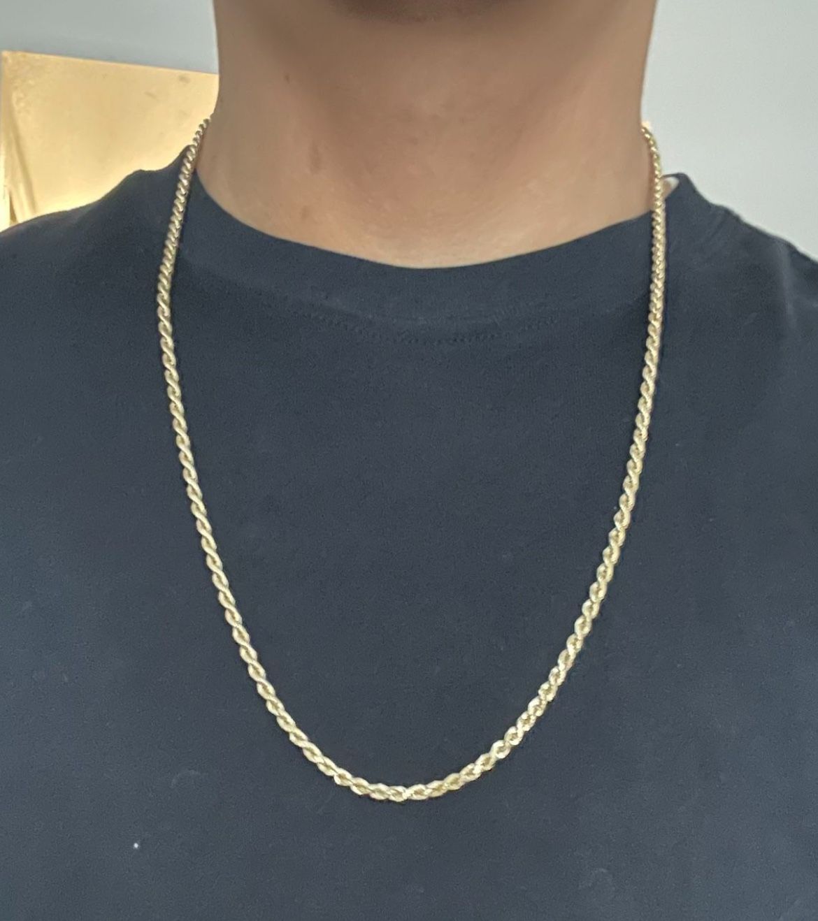 10k Gold Hollow Rope Chain
