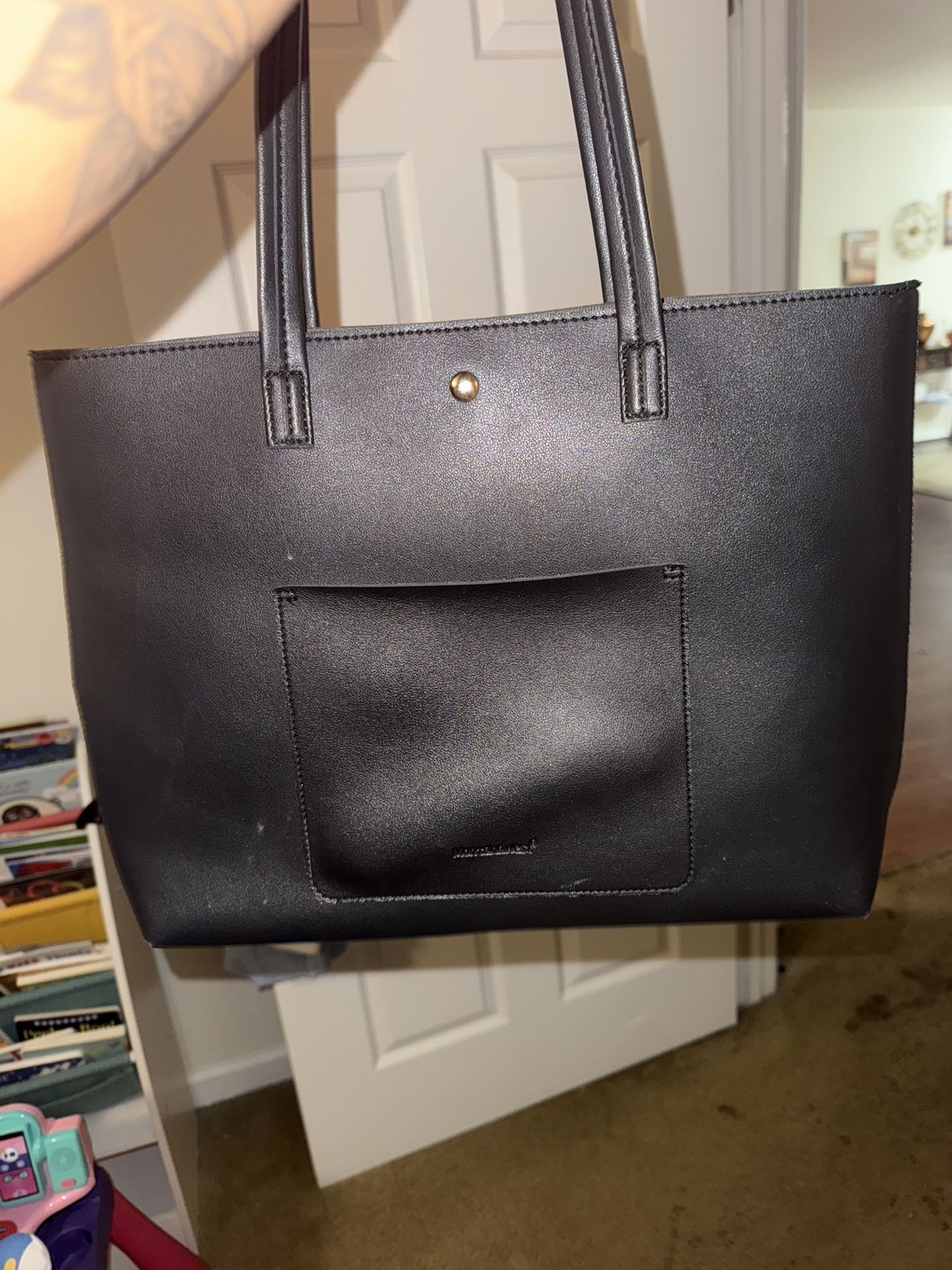 Black Purse With Wallet 