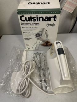 Cuisinart PowerSelect 3-Speed Electronic Hand Mixer