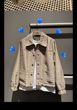 jacquard  Coach Jacket size small
