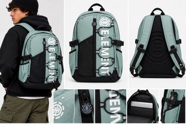 NEW Element Backpack – Sage Green/Black – With Tags
