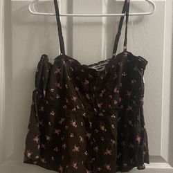 Brand New Brown & Green Floral Camis Sizes S & L Juniors $5.00 Each 