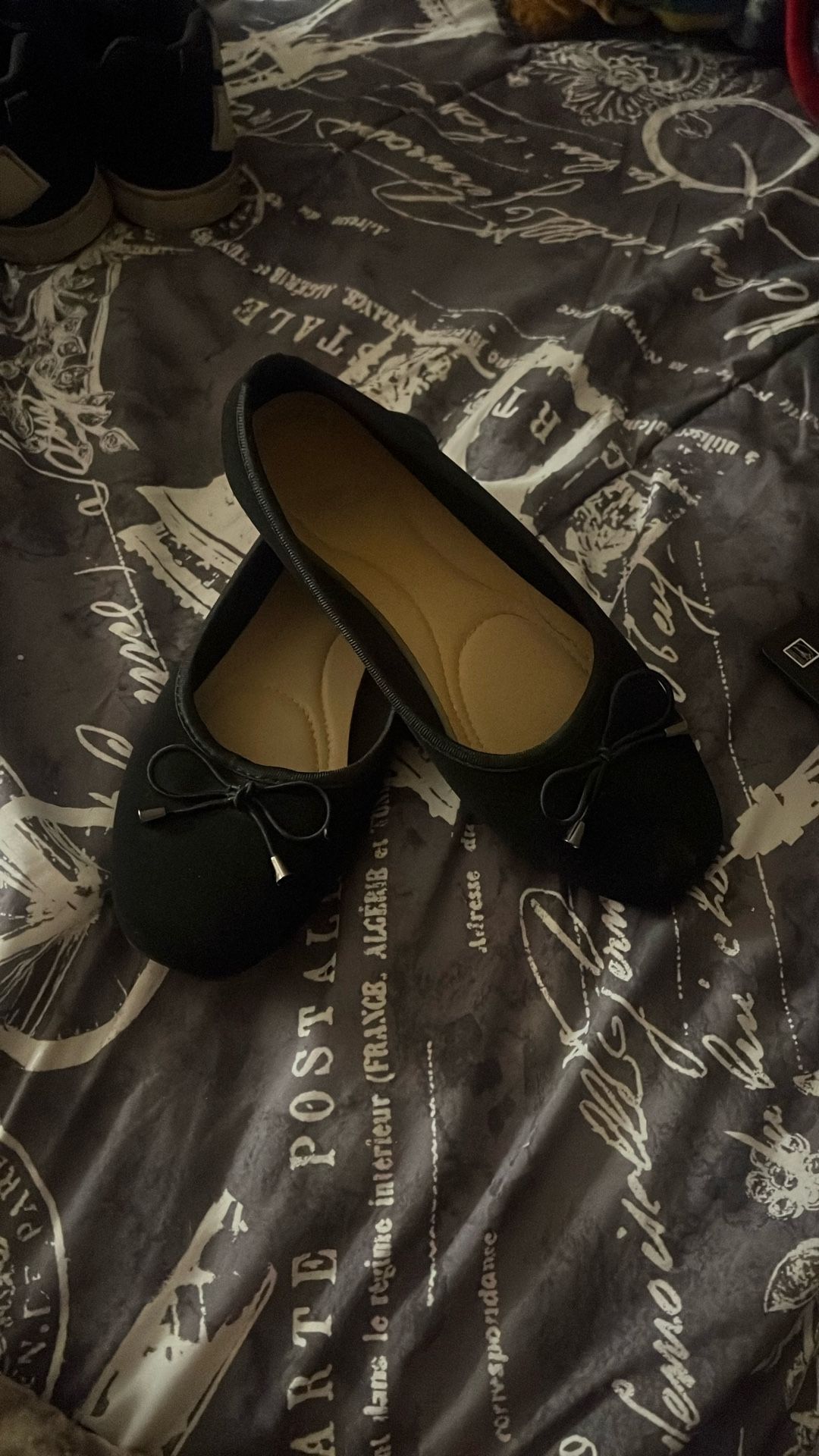 Black Flat Shoes