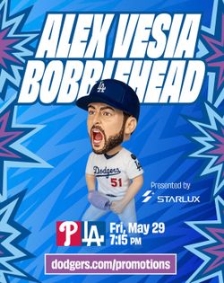 ALEX VESIA BOBBLEHEAD GIVEAWAY 2026