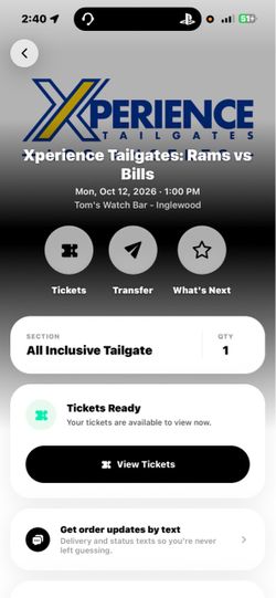 Tom's bar watch party