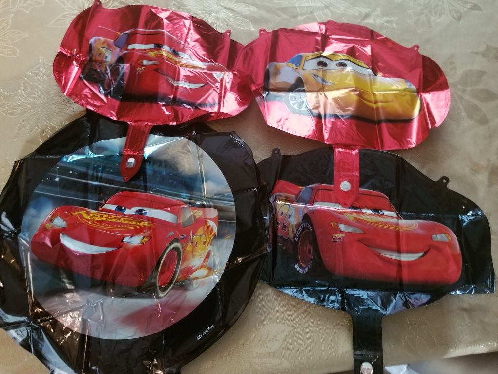 4pc 18 in foil balloons McQueen