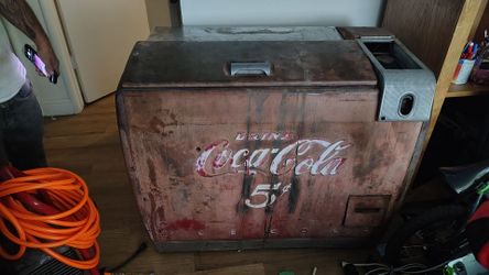 Original coca cola refrigerator