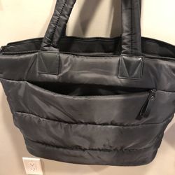 Isaac Mizrahi Black Puffer Bag
