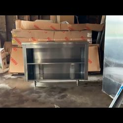 NEW Advance Tabco DC-184 Stainless Dish Cabinet 48x18