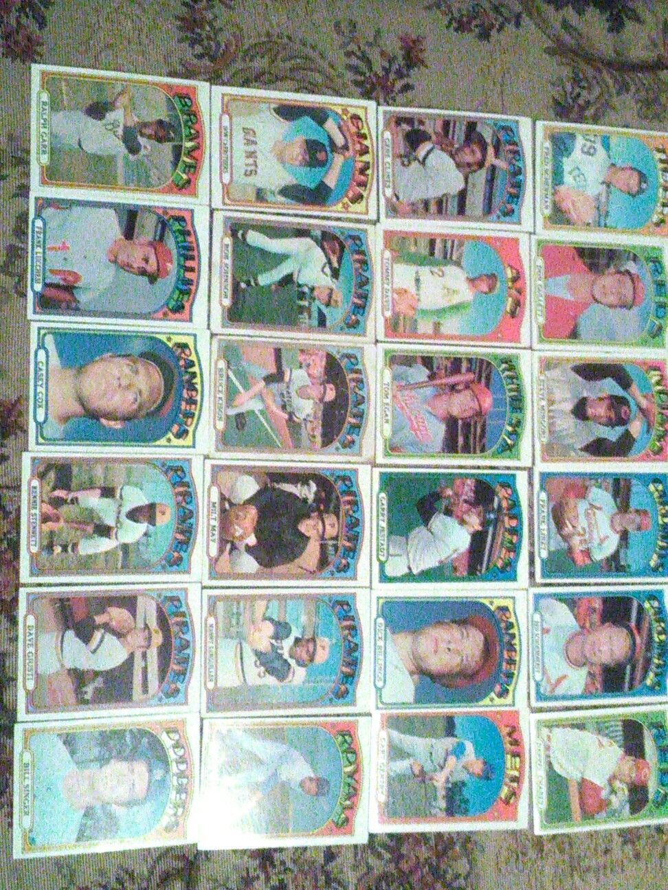 Old baseball cards