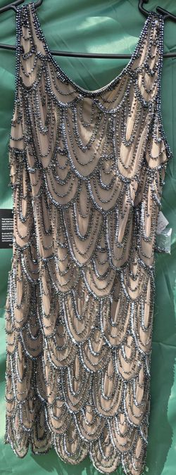 Pisarro Nights Beaded Cocktail Dress 