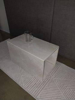 Solid Travertine Stone Table