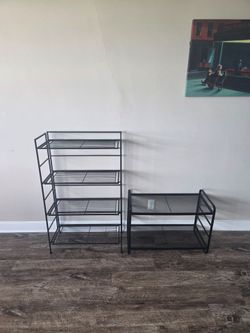 Foldable shelf and shoe rack