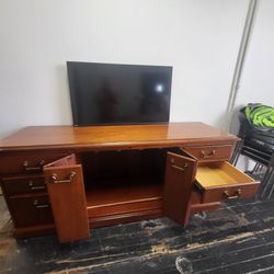 TV STAND WITH DRAWS AND STORAGE (HOME86)