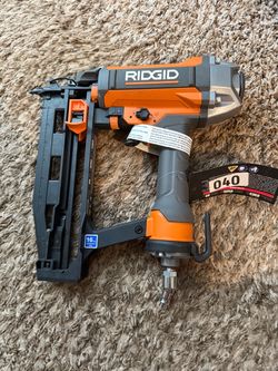 RIDGID 16Ga Straight Finish Nailer