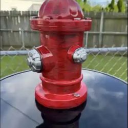 Fire hydrant statue