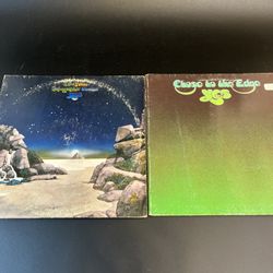 Yes Vinyl album Lot Close to the Edge Tales From The Topographic Oceans Rock