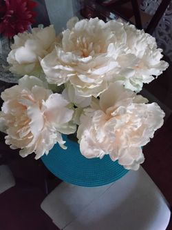 Flowers In Glass Vase