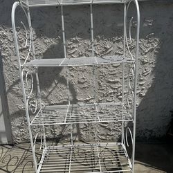 Patio metal rack