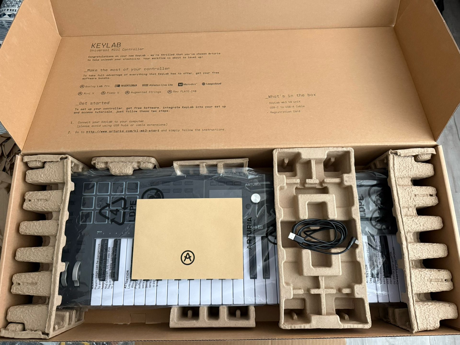Arturia Keylab 49 MIDI Controller