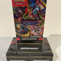 Pokemon Mega Evolution Phantasmal Flames Booster Bundle “Last 4 In Stock”