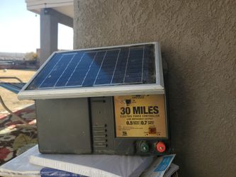 Solor Electric Fence Controll