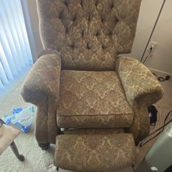 Ashley Vivaldi Damask Recliner Chair.