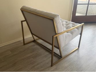 modern tufted lounge loveseat