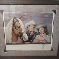 Roy Rogers And Dale Evans Painting