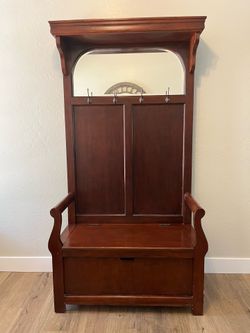 Solid wood Hall tree