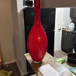 Red Vase