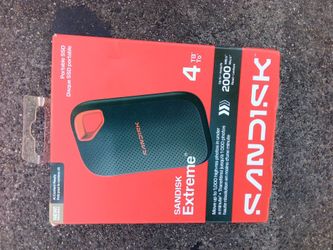 Sandisk 4tb ssd drive with AI content ready