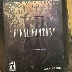 Final Fantasy Xii Steelbook Collectors Edition Ps2 CIB