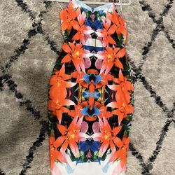 Tropical Printed Dress