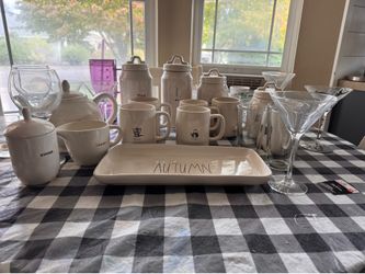 Rae Dunn Ceramic Collection – Mugs, Canisters, Tray & More