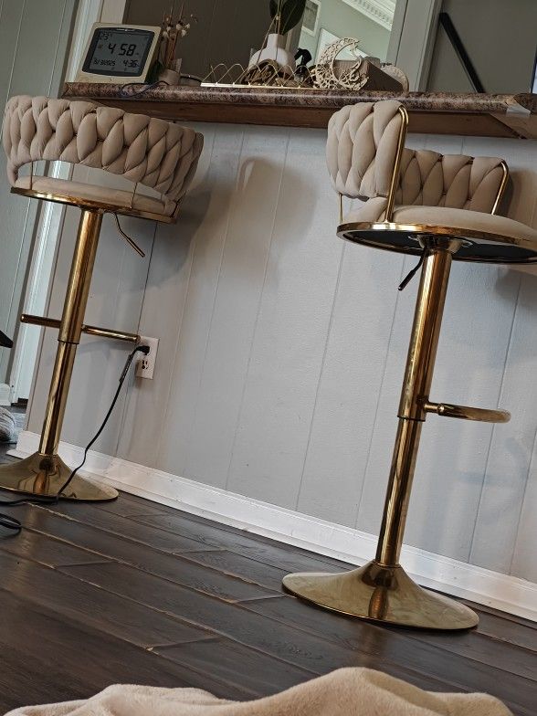 Gold Bar Stools