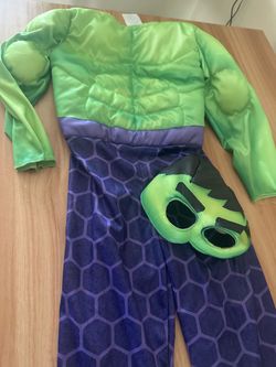 Kids Hulk Muscle Costume with Mask
