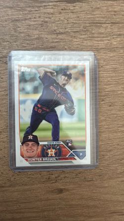 Hunter brown rookie card