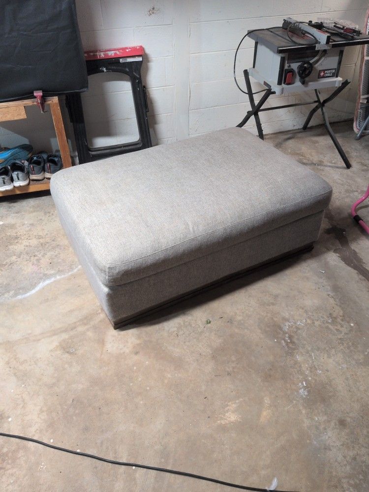 Gray Ottoman 