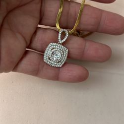 14k gold plated necklace