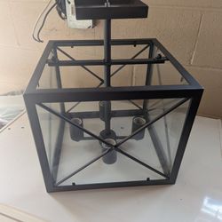 Manor Glass And Metal Pendant Lamp