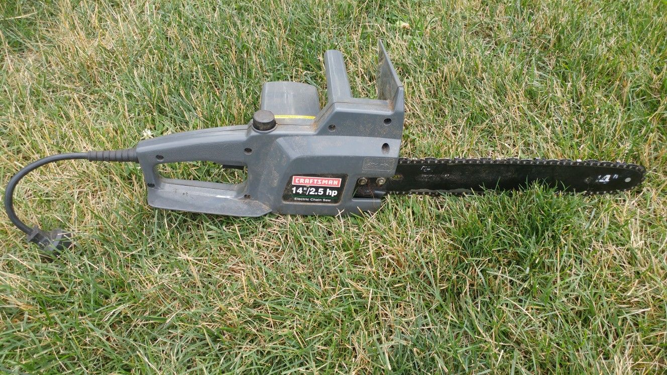 Craftsman Electric Chain Saw