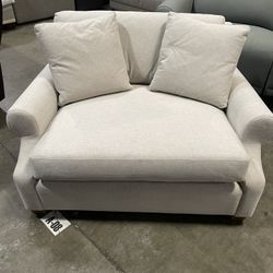 New 1 1/2 Chair Light Cream In Color