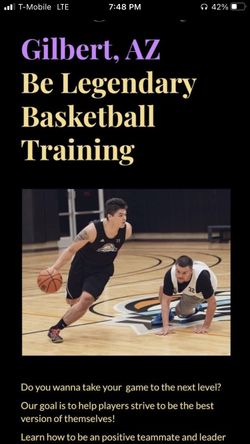 Basketball training