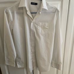 Joseph & Feiss Boys White Button Down Dress Shirt - Size 16