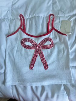 New cropped top for 4th of July, summer ☀️ days size is M