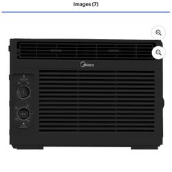 Black Midea Portable Window Air Conditioning Unit